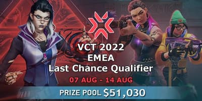 VCT 2022: EMEA Last Chance Qualifier