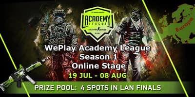 WePlay Academy League Season 1: Online Stage