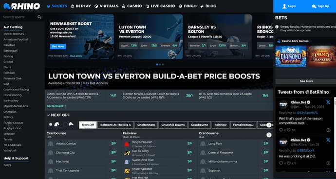 Rhino Bet Sister Sites - Top UK Sites Like Rhino Bet Rhino Bet Sister Sites - Top UK Sites Like Rhino Bet