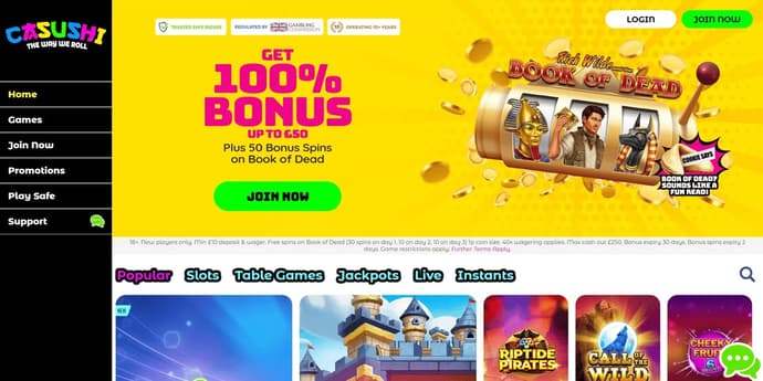 Casushi Sister Sites - UK Sites Like Casushi Casino Casushi Sister Sites - UK Sites Like Casushi Casino