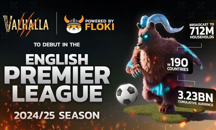 Floki Announces Major Ad Campaign for Valhalla in the English Premier League for 2024-25 Season Floki Announces Major Ad Campaign for Valhalla in the English Premier League for 2024-25 Season