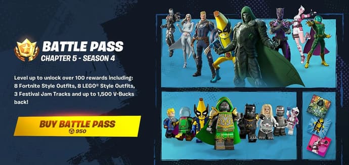 Новые скины Fortnite 5 сезон 4 Battle Pass - все бесплатные и платные скины
