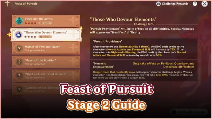 Genshin new Event: Stage 2 "Those Who Devour Elements" of the Feast of Pursuit Genshin new Event: Stage 2 "Those Who Devour Elements" of the Feast of Pursuit