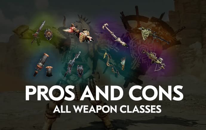 Alle tilgjengelige våpenklasser i Monster Hunter Wilds Alle tilgjengelige våpenklasser i Monster Hunter Wilds