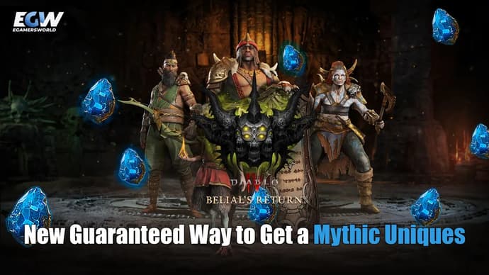 Diablo 4 Saison 8 - Un nouveau moyen garanti d'obtenir des Uniques Mythiques Diablo 4 Saison 8 - Un nouveau moyen garanti d'obtenir des Uniques Mythiques