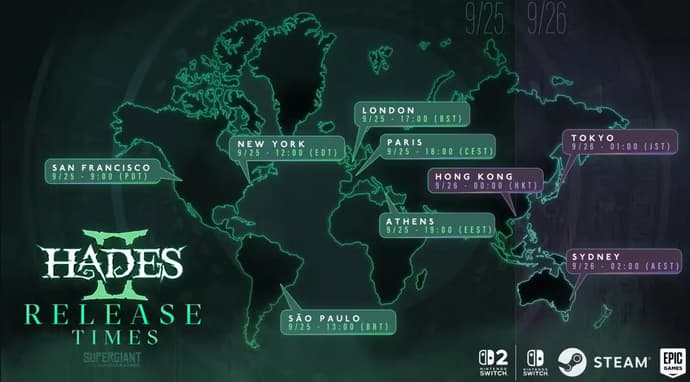 Voici la date de sortie de Hadès 2 : Tableau des fuseaux horaires Voici la date de sortie de Hadès 2 : Tableau des fuseaux horaires