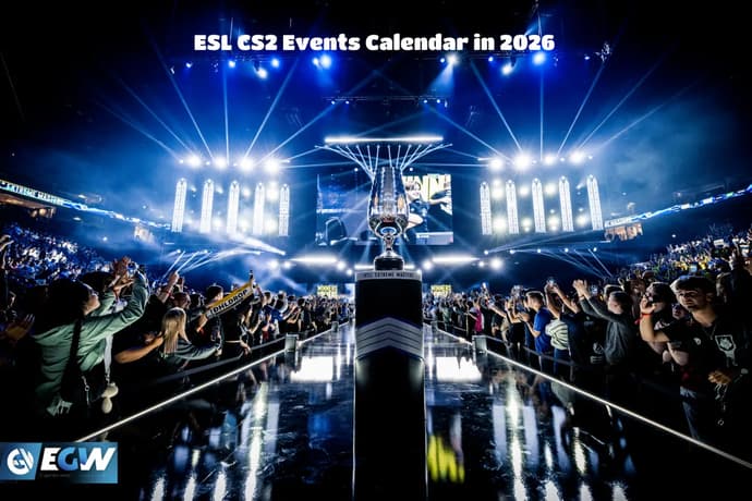 Calendario de eventos de ESL CS2 en 2026 Calendario de eventos de ESL CS2 en 2026