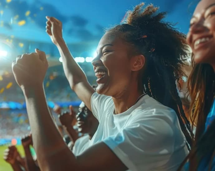 Mini-jeux et divertissements sportifs dans les zones réservées aux supporters avant les matchs Mini-jeux et divertissements sportifs dans les zones réservées aux supporters avant les matchs