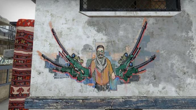 A história do graffiti memorável CS: GO. Foto 3