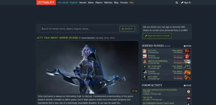 Dotabuff.com - Detaillierte Statistiken zur Dota 2-Disziplin Dotabuff.com - Detaillierte Statistiken zur Dota 2-Disziplin