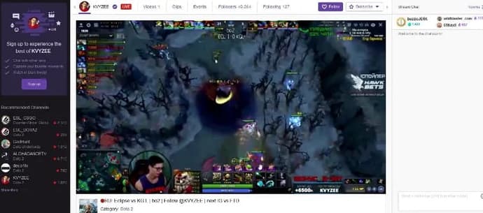 Twitch.tv: descrição e funcionalidade do site. Foto 1