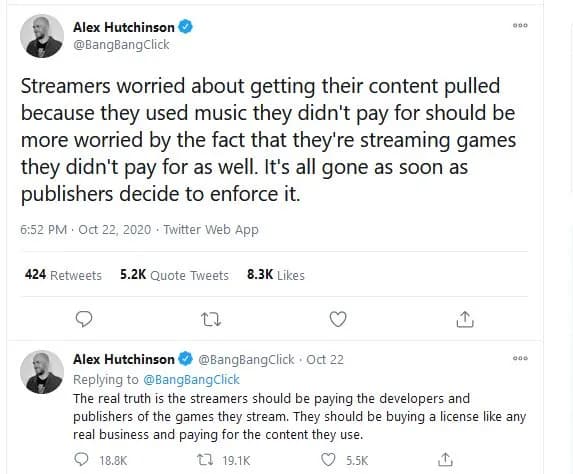 Les streamers doivent-ils payer les développeurs de jeux pour les diffuser?. Photo 1