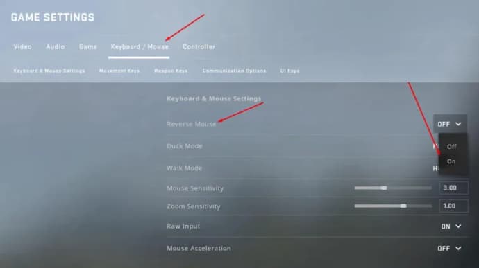 Konsollkommandoer for konfigurering av musen i CS: GO. Photo 1