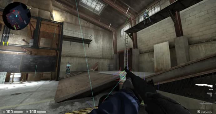 Aktivering av WallHack i CS: GO ved hjelp av konsollkommandoer. Photo 4
