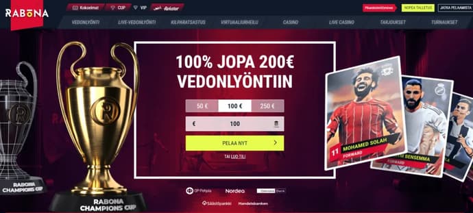 Rabona: et multifunksjonsspillverktøy eller et dusin nettsteder? Rabona: et multifunksjonsspillverktøy eller et dusin nettsteder?