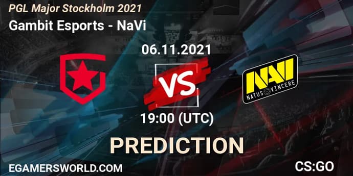 NAVI - Gambit Esports : pronostic pour les demi-finales PGL Major : Stockholm 2021 NAVI - Gambit Esports : pronostic pour les demi-finales PGL Major : Stockholm 2021
