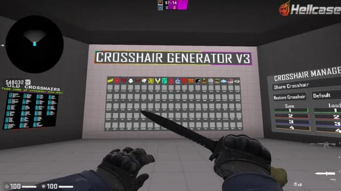 Kart for treningsmål i CS:GO. Photo 1