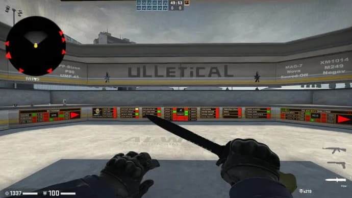 Kart for treningsmål i CS:GO. Photo 3