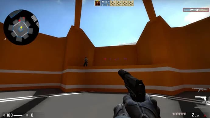 Kart for treningsmål i CS:GO. Photo 8