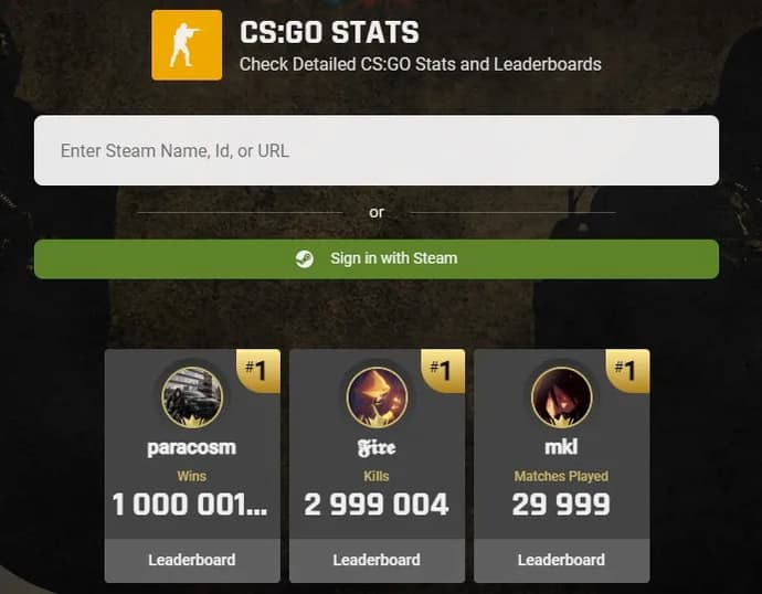 Mistä nähdä CSGO-tilastot: valikoima parhaita resursseja 5