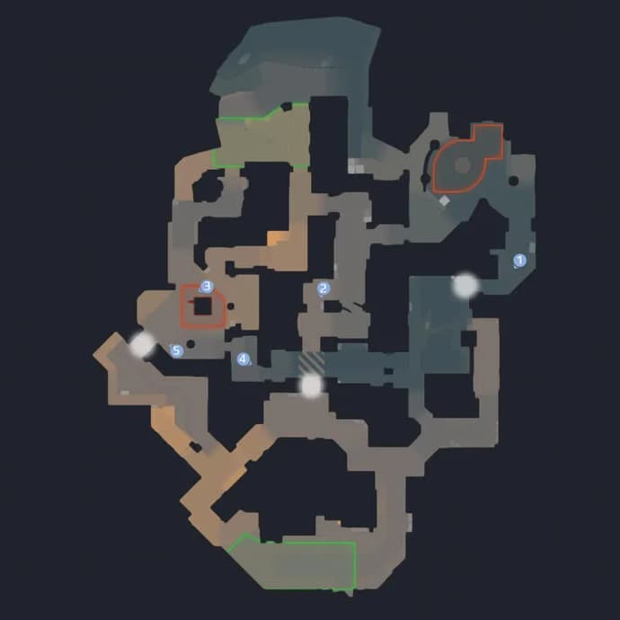 Protéger un bombsite sur la carte Anubis. Photo 1