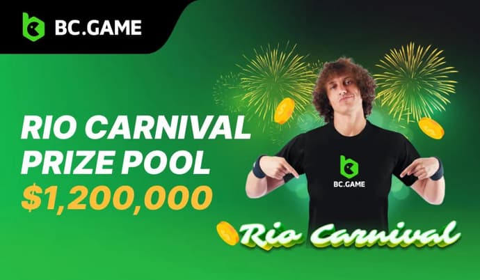 Únase al Carnaval de RÍO en BC.GAME para tener la oportunidad de ganar hasta $1,200,000 Únase al Carnaval de RÍO en BC.GAME para tener la oportunidad de ganar hasta $1,200,000