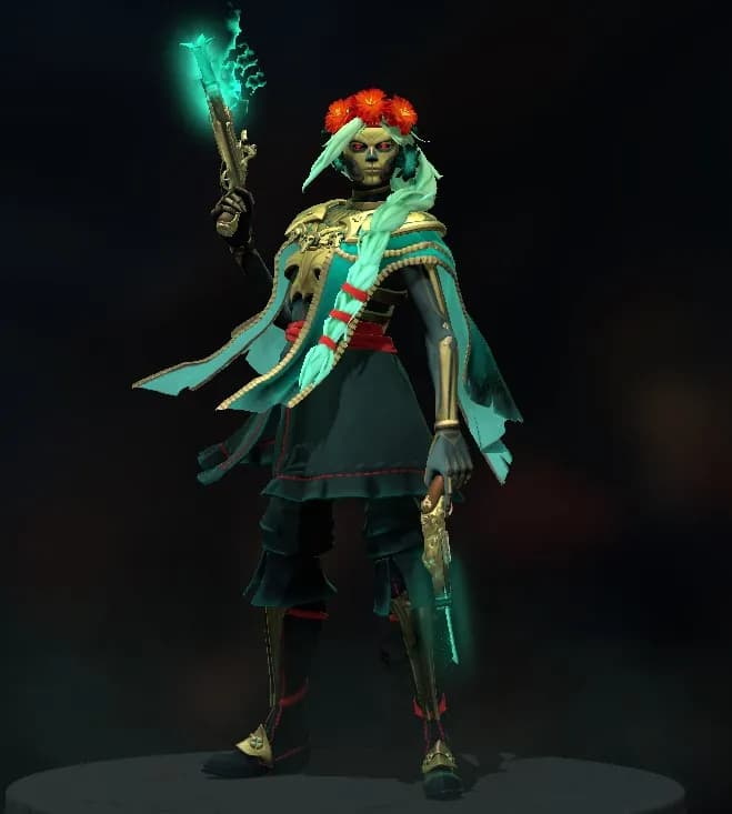 Présentation du nouveau héros de Dota 2, Muerta: histoire du personnage, capacités, talents et liens avec les autres héros.. Photo 6