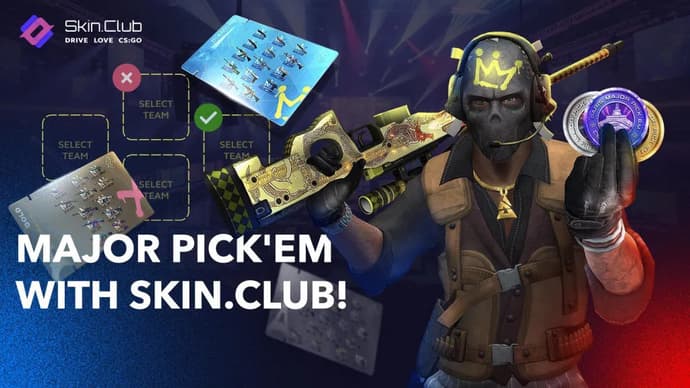 Skin.Club Pick'em для парижского мажора Skin.Club Pick'em для парижского мажора