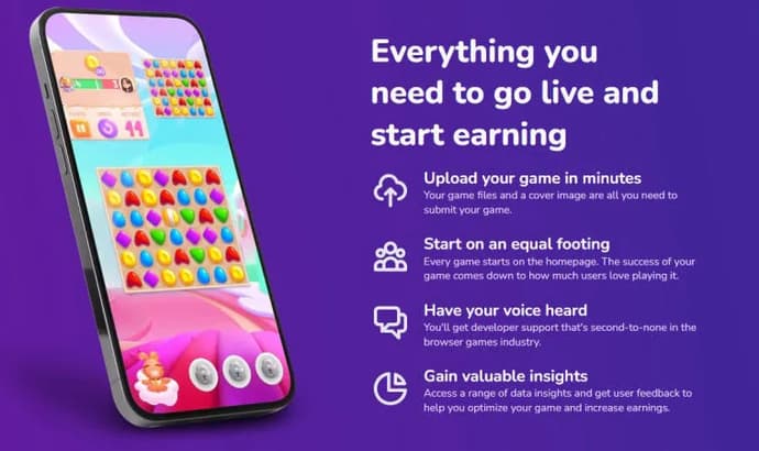 CrazyGames platform: how to make money as a developer from your own games. Photo 1