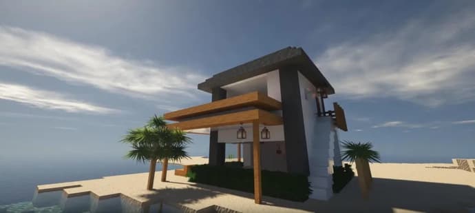Einige der besten Villen und Strandhäuser in der Minecraft-Welt Einige der besten Villen und Strandhäuser in der Minecraft-Welt