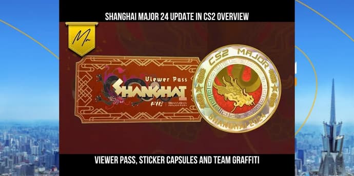 Aperçu de la mise à jour majeure 24 de Shanghai dans CS2 : Carte de spectateur, Capsules d'autocollants et Graffiti d'équipe Aperçu de la mise à jour majeure 24 de Shanghai dans CS2 : Carte de spectateur, Capsules d'autocollants et Graffiti d'équipe