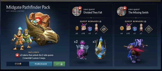 crownfall rewards