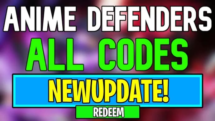 Anime Defenders Codes July 2024 1