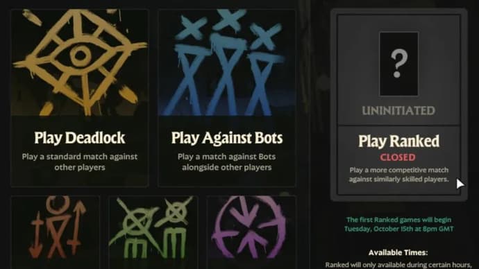 Deadlock ranked