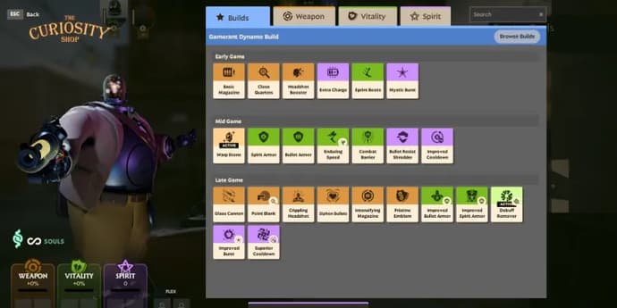 Dynamo item build