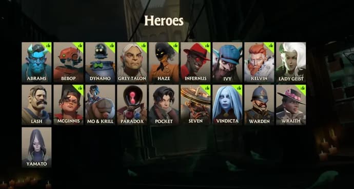 Deadlock heroes