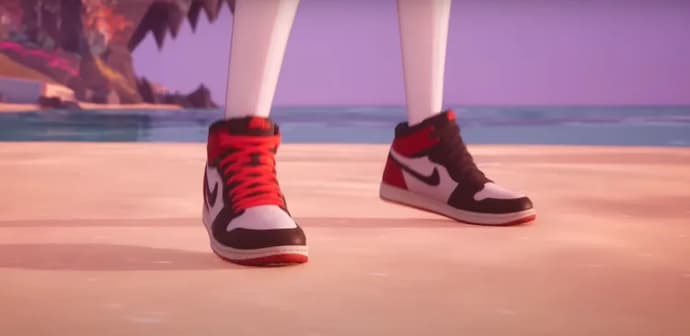 Nike Kicks (aka Shoes) in Fortnite Remix trailer - New level cosmetics in Fortnite 2024