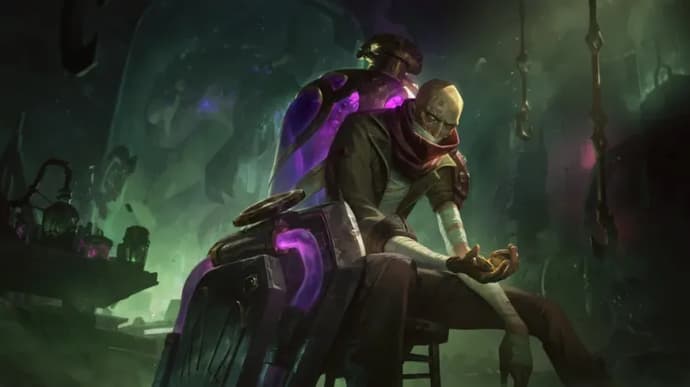 Arcane Shimmer Lab Singed 2024 League of Legends Skin