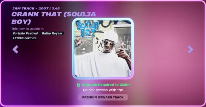 Fortnite Music Pass Season 6 Rewards