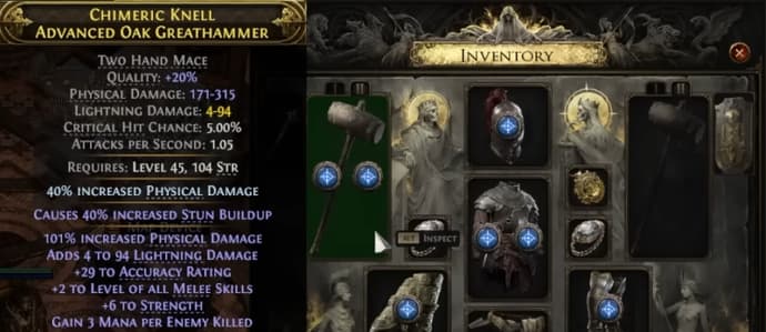 PoE 2 warrior Build