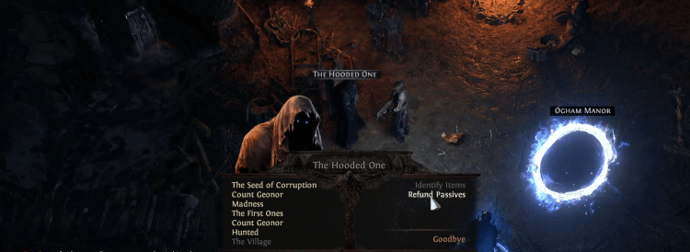 reset passive skill points in PoE 2