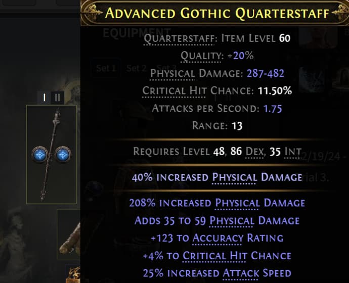 PoE 2 Monk Build