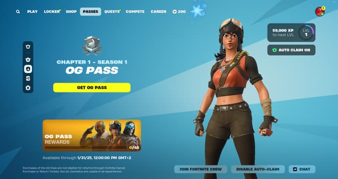 All Fortnite Passes – Battle Pass, OG Pass, Music Pass, Lego Pass – in Chapter 6 Season 1 12