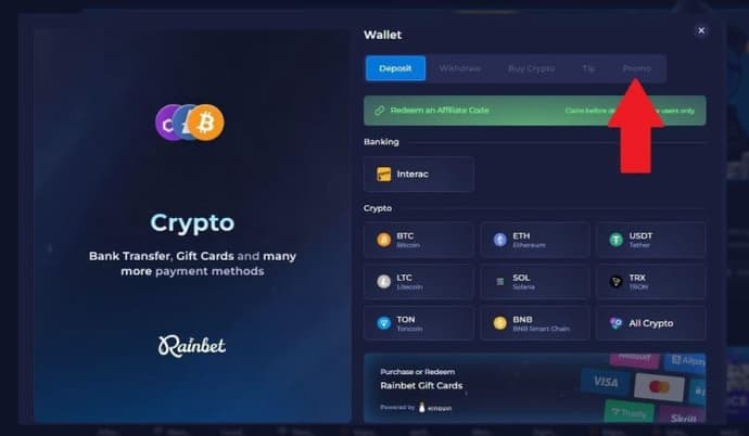 Rainbet Promo Code