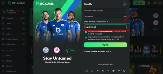 BC.Game Promo Code