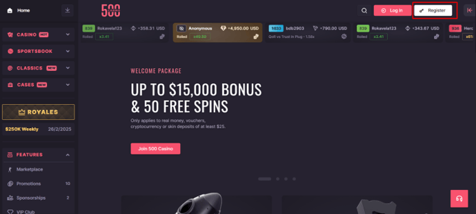 CSGO500 Promo Code