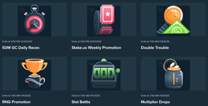 Stake.us Promo Code: Enter “HellaUSA” and Get 55 Stake Cash + 260,000 Gold Coins + 5% rakeback 4