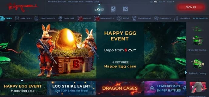 BloodyCase Promo Code