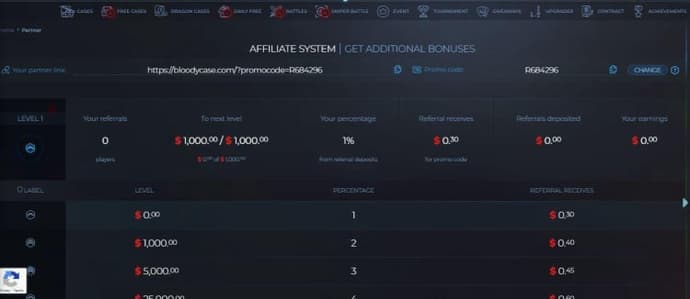 BloodyCase Promo Code