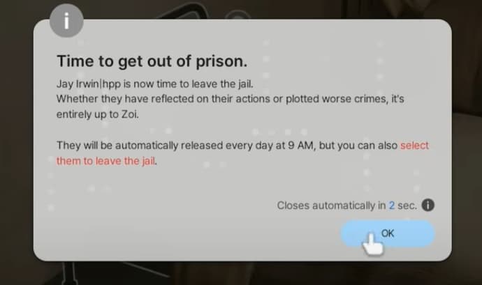 inZOI : Comment s'évader de prison ? 3